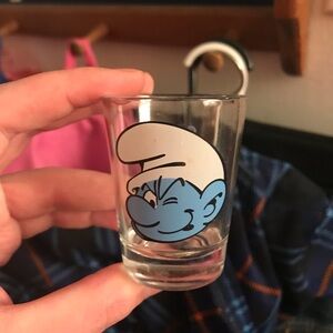 2010 S M U R F S shot glass
